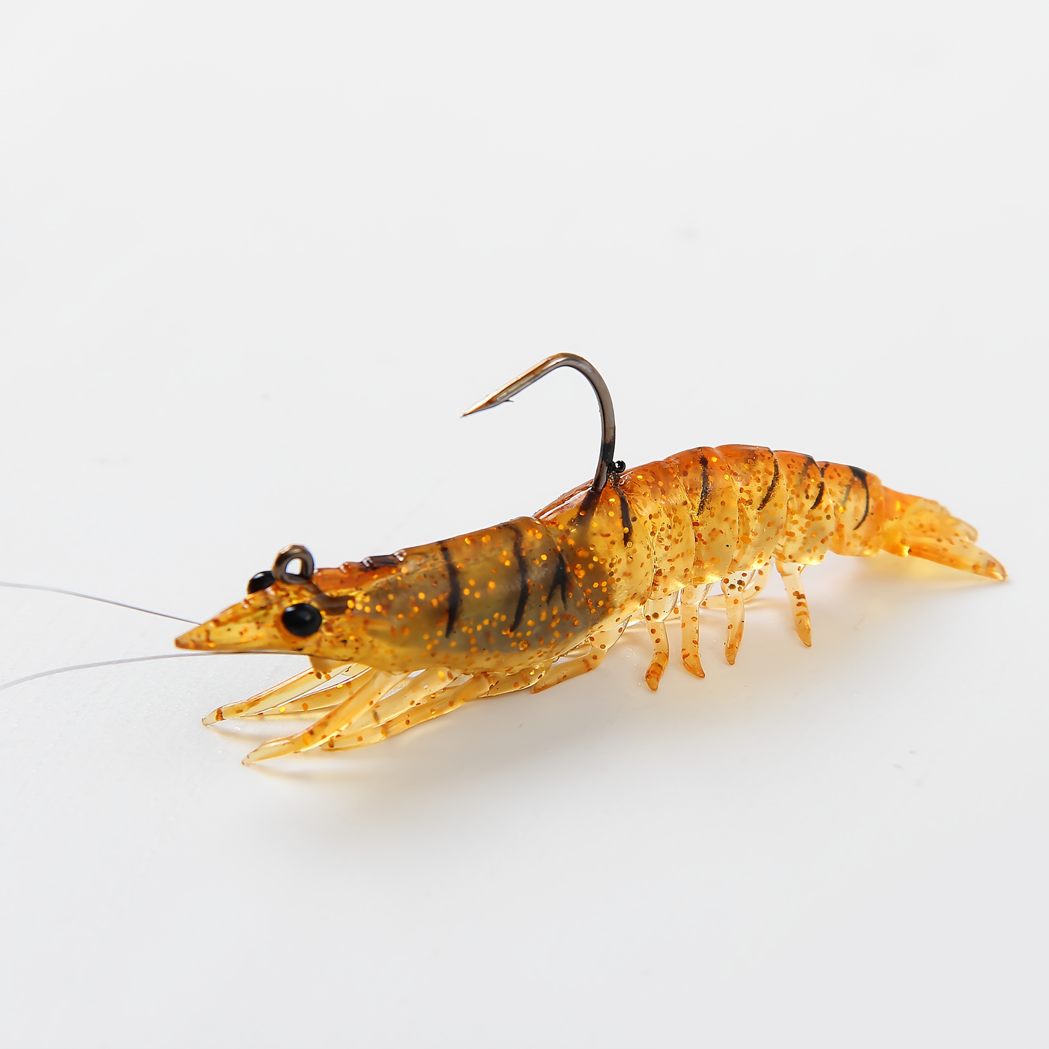 9.8g Large Prawns With Lead Shrimp Lure Soft Shrimp Lure Fake Bait With Hook Fish