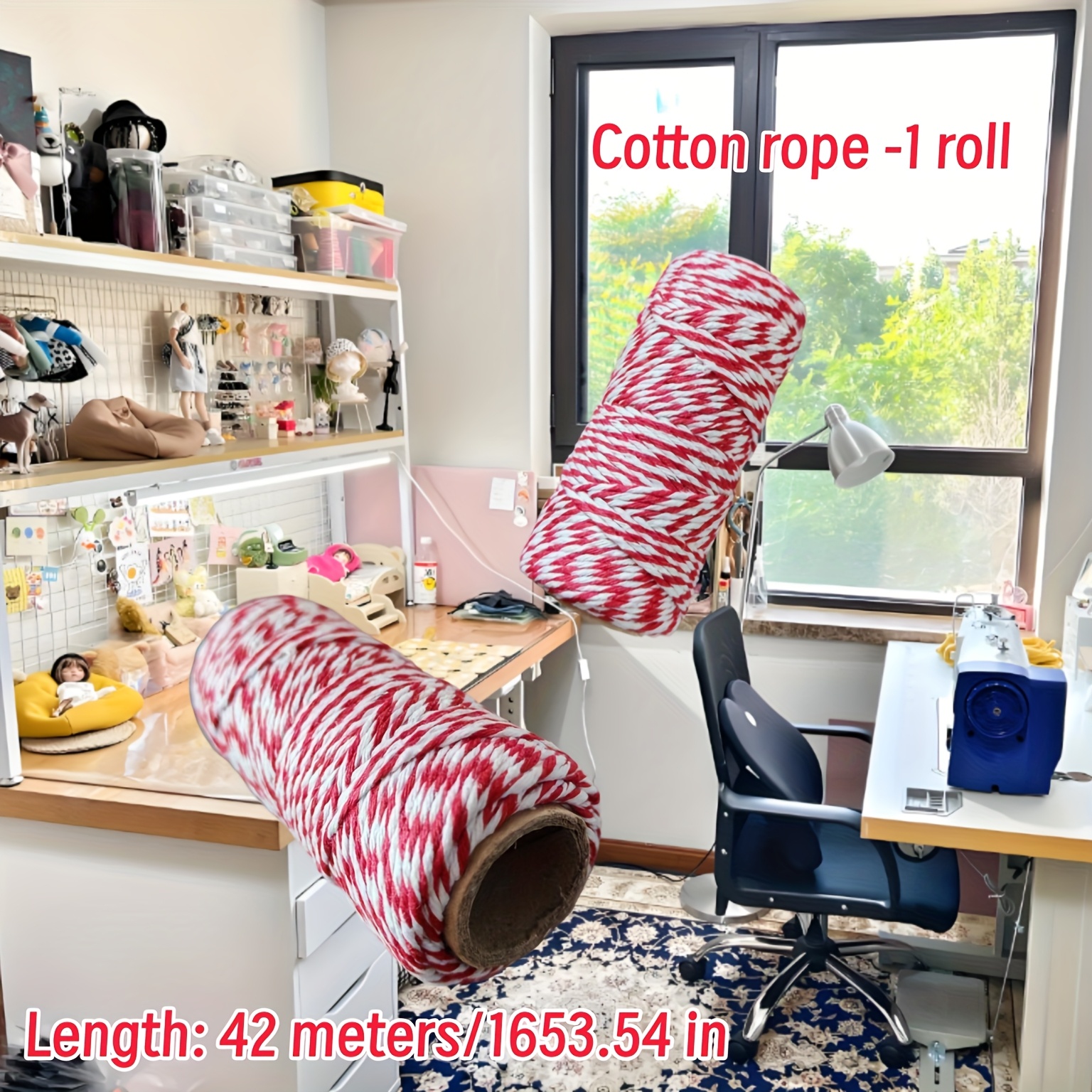 1pc Rope, Thread, Thread, Clothing Gift Packaging Rope Additions Thread