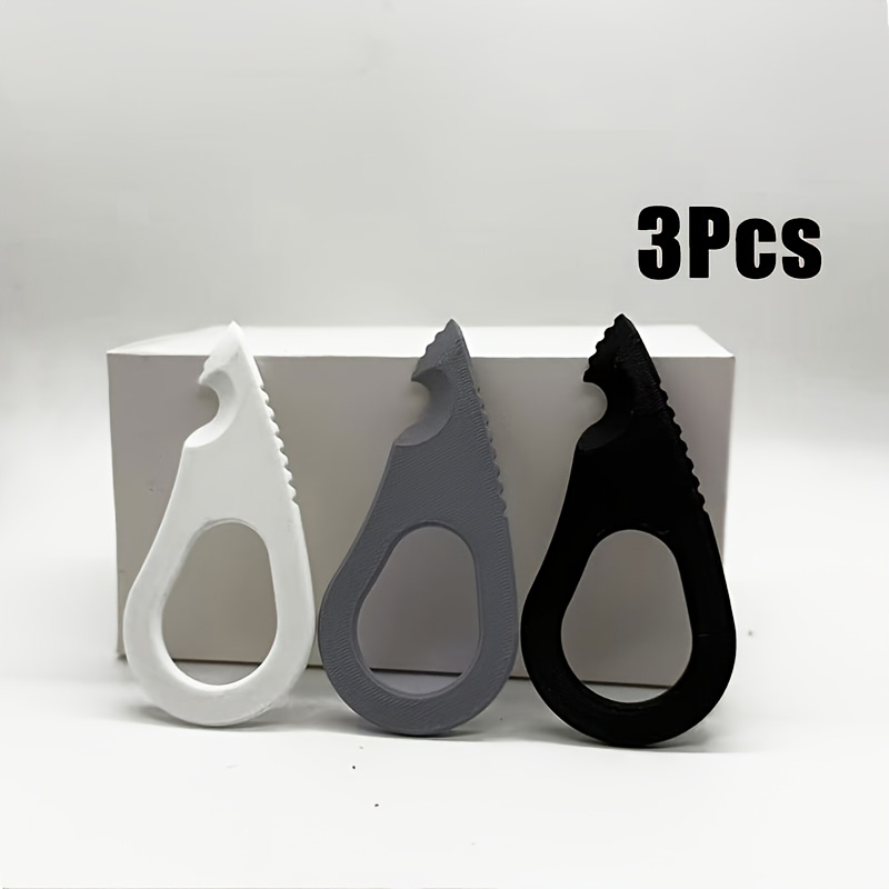 TEMU 3pcs Box Opening Tool Set - 1pc Plastic Box Opener, Suitable For Home And Office Use | Compact, Safe, Portable, Courier Delivery | No -