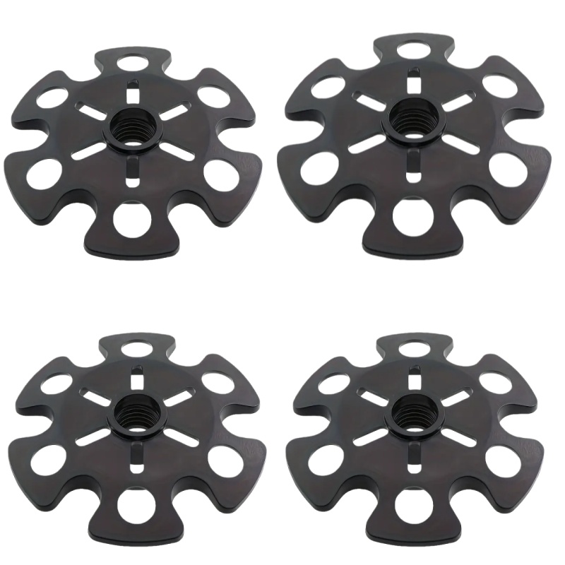 TEMU 2/4/6pcs Ski Covers Replacement Snow Covers, Suitable For Hiking Poles, Cane Tips, Hiking Pole Baskets, Ski Baskets, For Hiking, Hiking Poles,