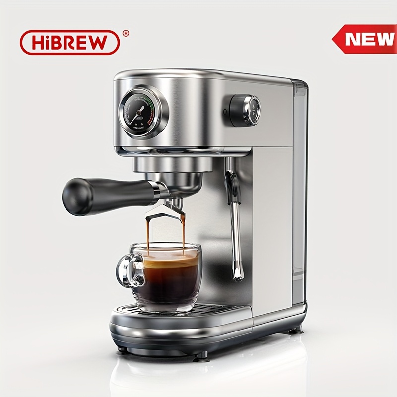 Image of Hibrew 20bar Semi Automatic Temperature Adjustable Cold/hot Coffee Maker Cappuccino H10b