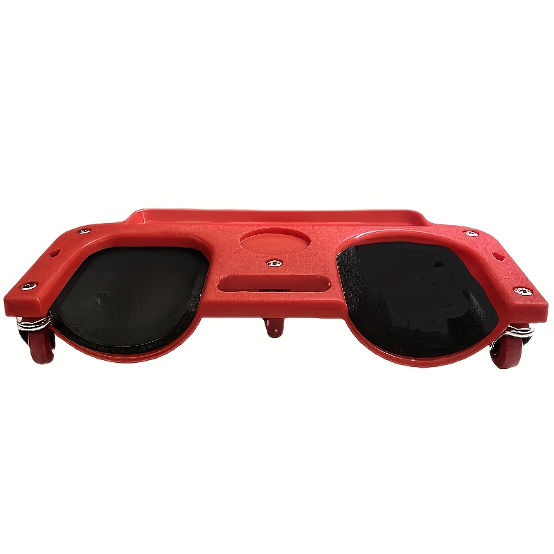 item picture rolling knee crawling suit pad with abs   frame and 5 swivel casters tool tray holder
