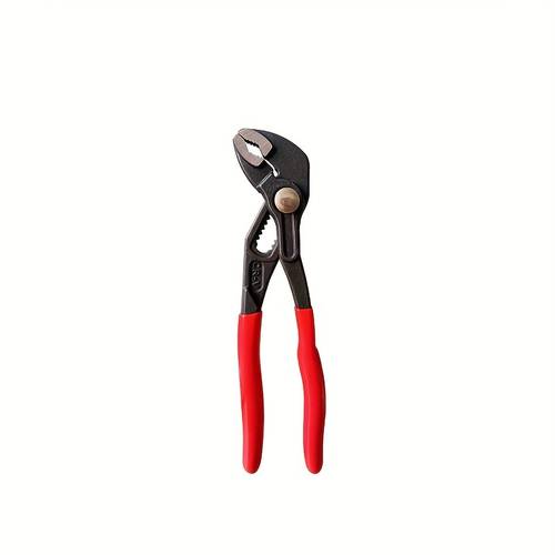 1pc water pump pliers gear button style comfortable handle rust resistant multifunctional pipe wrench adjustable wrench with a large opening for water heater suitable for plumbing automotive heating and pipeline repairs