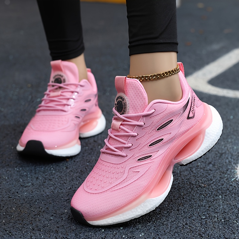 plus size women's lightweight breathable running shoes light