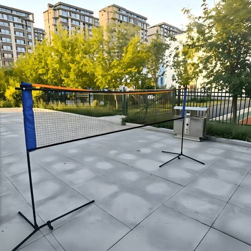 portable badminton net frame move net stand training net quick installation badminton net multi shuttlecock net second setup space saving suitable for indoor living room