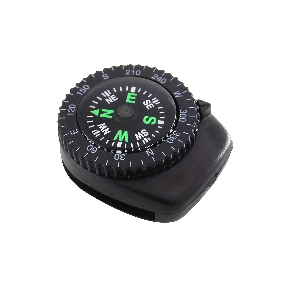 TEMU 1pc Mini Bussola Portatile da Esterno Tascabile, Strumento di per Escursionismo, Bussola da Mappa per di Posizionamento da Campeggio, Accessorio