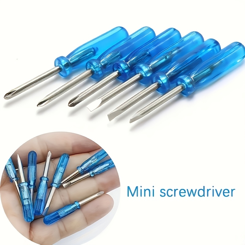 6pcs mini screwdriver set 2mm precision mini screwdriver including     crossheads suitable for toy repair diy electronic products hand tools for glasses watches portable repair kits suitable for enthusiasts and beginners