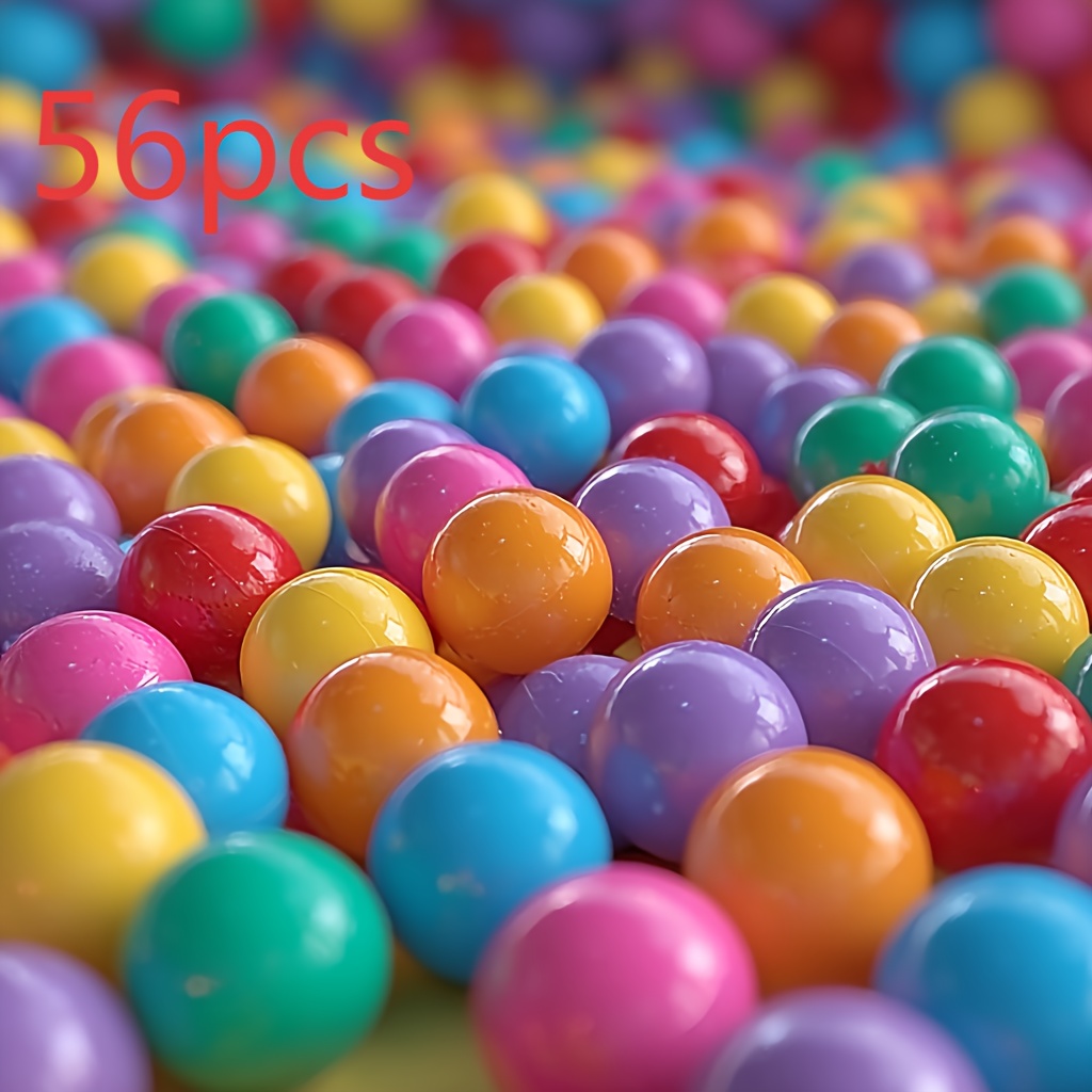 56pcs Children's Ball Pit Balls for Pool and Party Decorations