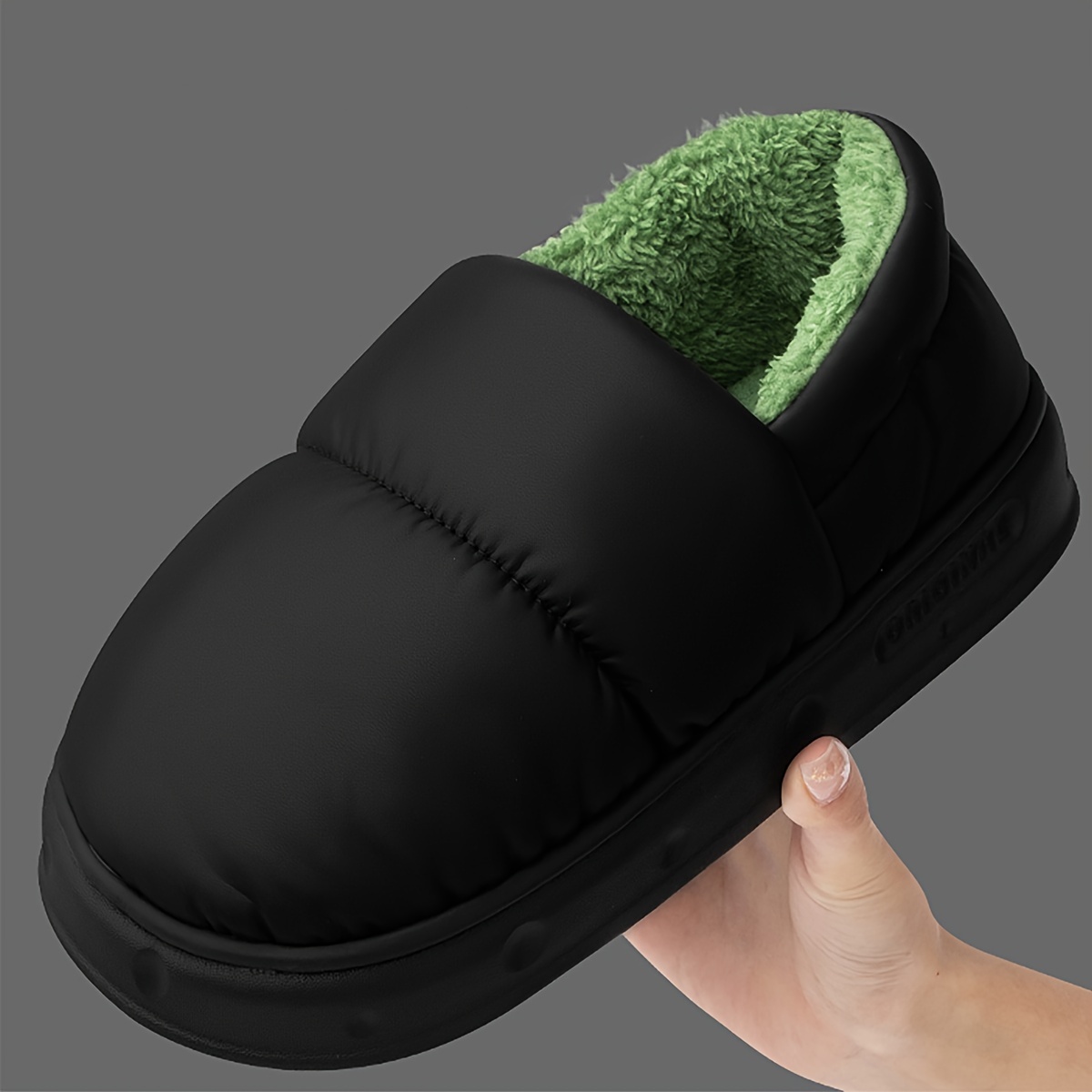 mens fashion   slippers lightweight breathable soft warm comfortable slip on shoes with lined fuzz autumn and winter