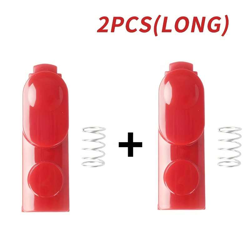 Red Vacuum Cleaner Head Clip Latch Tab Button With Spring - Compatible With V7, V8, V10, V11, V15 - Durable, Accessory For Efficient Cleaning, Vacuum Cleaner Accessorie