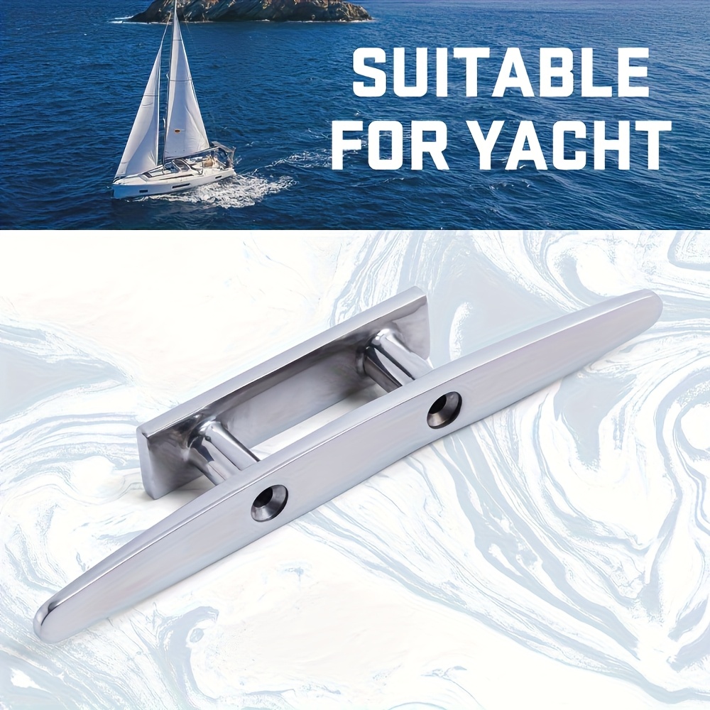 2pcs Heavy-Duty Stainless Steel Cleats for Marine Use