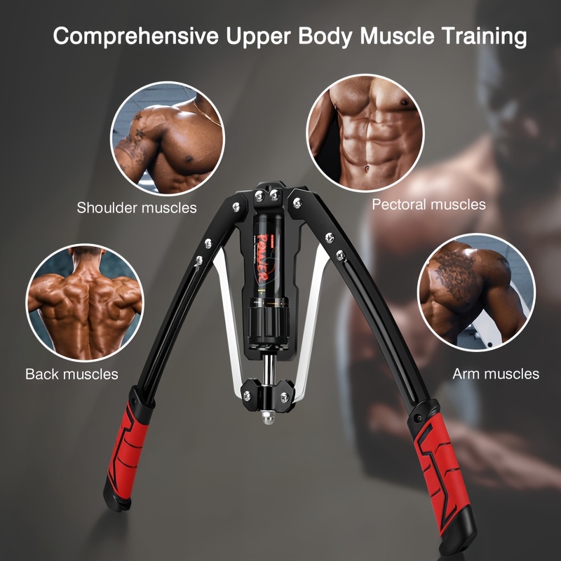 adjustable hydraulic arm trainer versatile home fitness equipment for full upper   strengthening red   training adjustable arm trainer 6