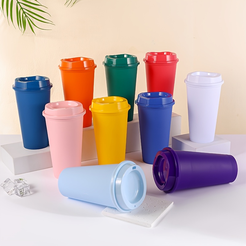 

10pcs 16oz Ppsu Coffee Cups With - Lightweight, Portable & For Home, Office, Outdoor Use - Multi-scene , Easy To Carry, Water Cup