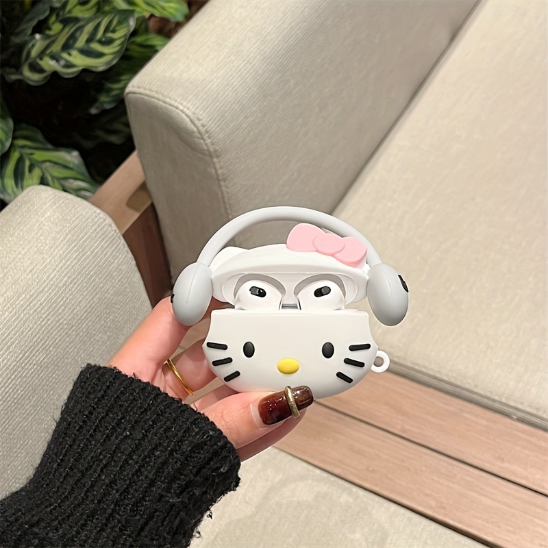 

Sanrio Hello Kitty Silicone Case For /3 & Pro, Cartoon Protective Cover, Anti-scratch, Shockproof Earphone Accessory, Case, Sanrio