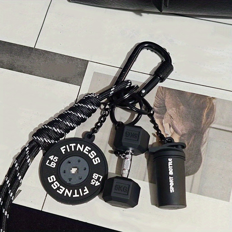 TEMU Handmade Nylon Woven Rope Bag Pendant - Cute Candy Backpack & Handbag Hanging Accessory, Durable Alloy Keychain With Silicone Beads, Perfect For