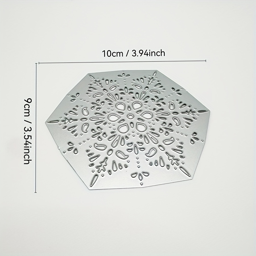 Christmas Snowflake Card Metal Cutting Die For Handmade Card Making, A Gift For Teachers And