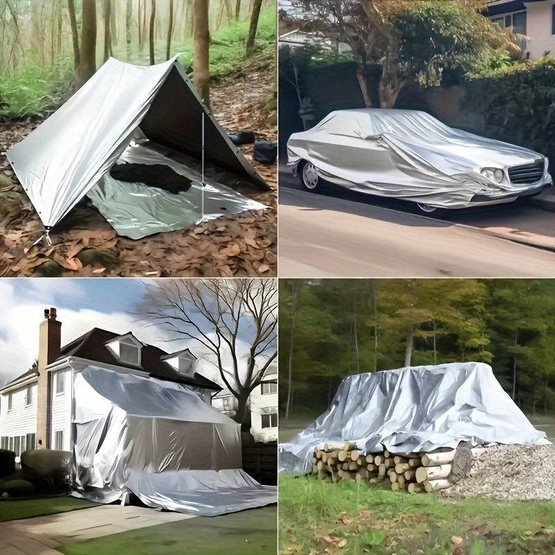 

Durable Thick Plastic Rainproof Cloth Canvas, Outdoor Double Sunshade Waterproof Tarpaulin