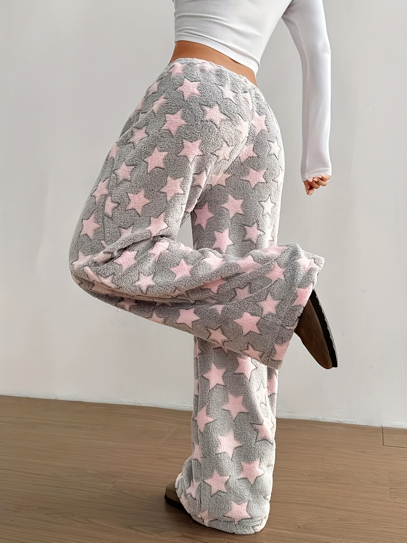 Pyjama Femme Hiver En Flanelle Polaire – Pantalon Chaud Et Doux Pour La Maison, Confort Absolu - 4