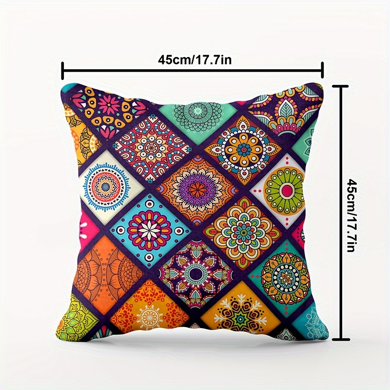 1pc Bohemian Style Classic Fashion Home Pillowcase (insert Not Included)