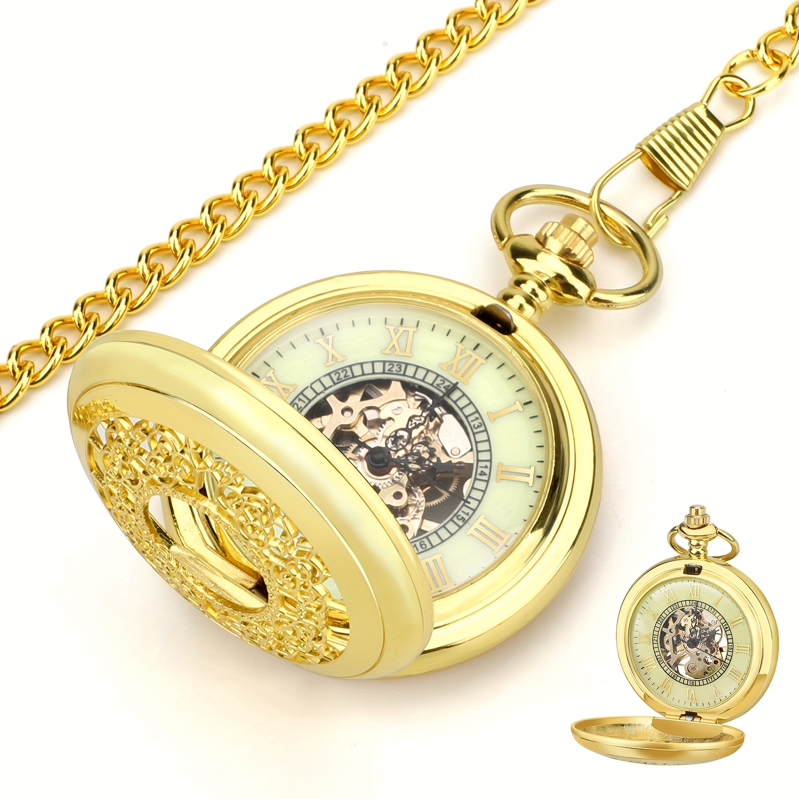 watch and chain sold on Temu United States