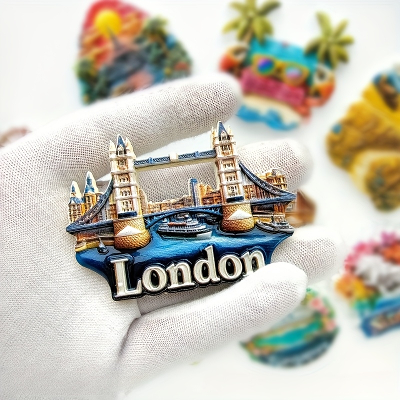 A 3d Fridge Magnet Souvenir From The London, England, Perfect As A Travel Gift Or Home Decoration