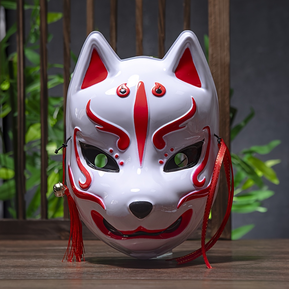 Gruselige Tier-Halbgesichtsmaske – Für Halloween, Cosplay & Karneval – Atmungsaktiv & Verstellbar, Einheitsgröße
