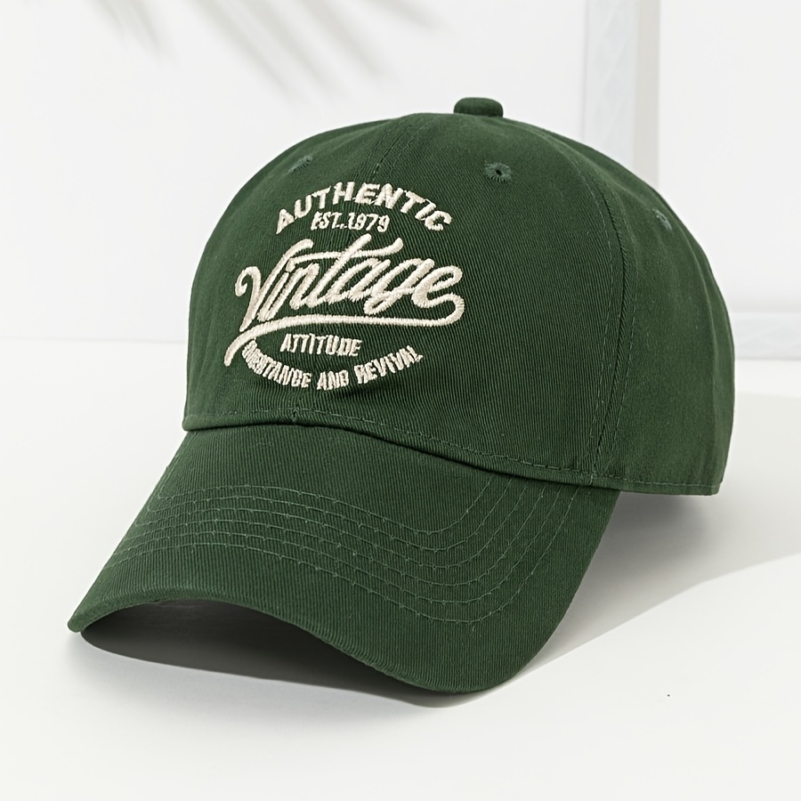 Image of 1pc Men's Letter Large Embroidery Versatile Casual Fashion Baseball Cap Unisex