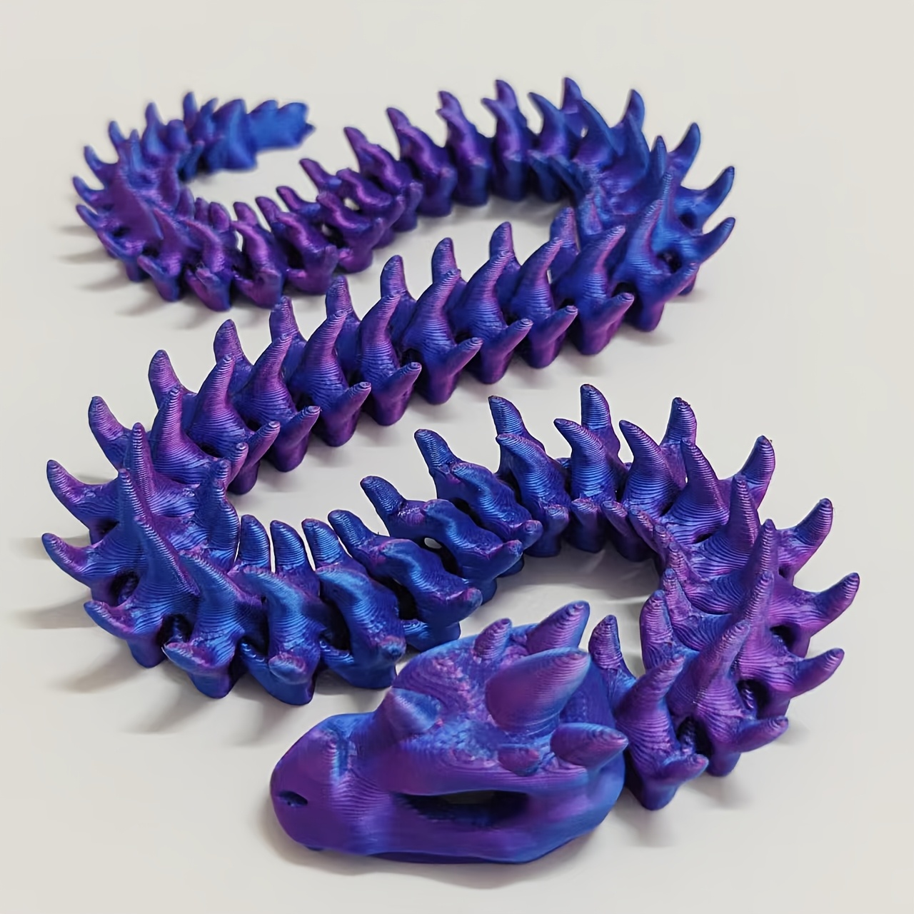 TEMU 3d Printed Articulated Bone Doll, Full-body Hinge , Pressurized Dragon Toy, Creative Ornament, Suitable For Children' And Gifts