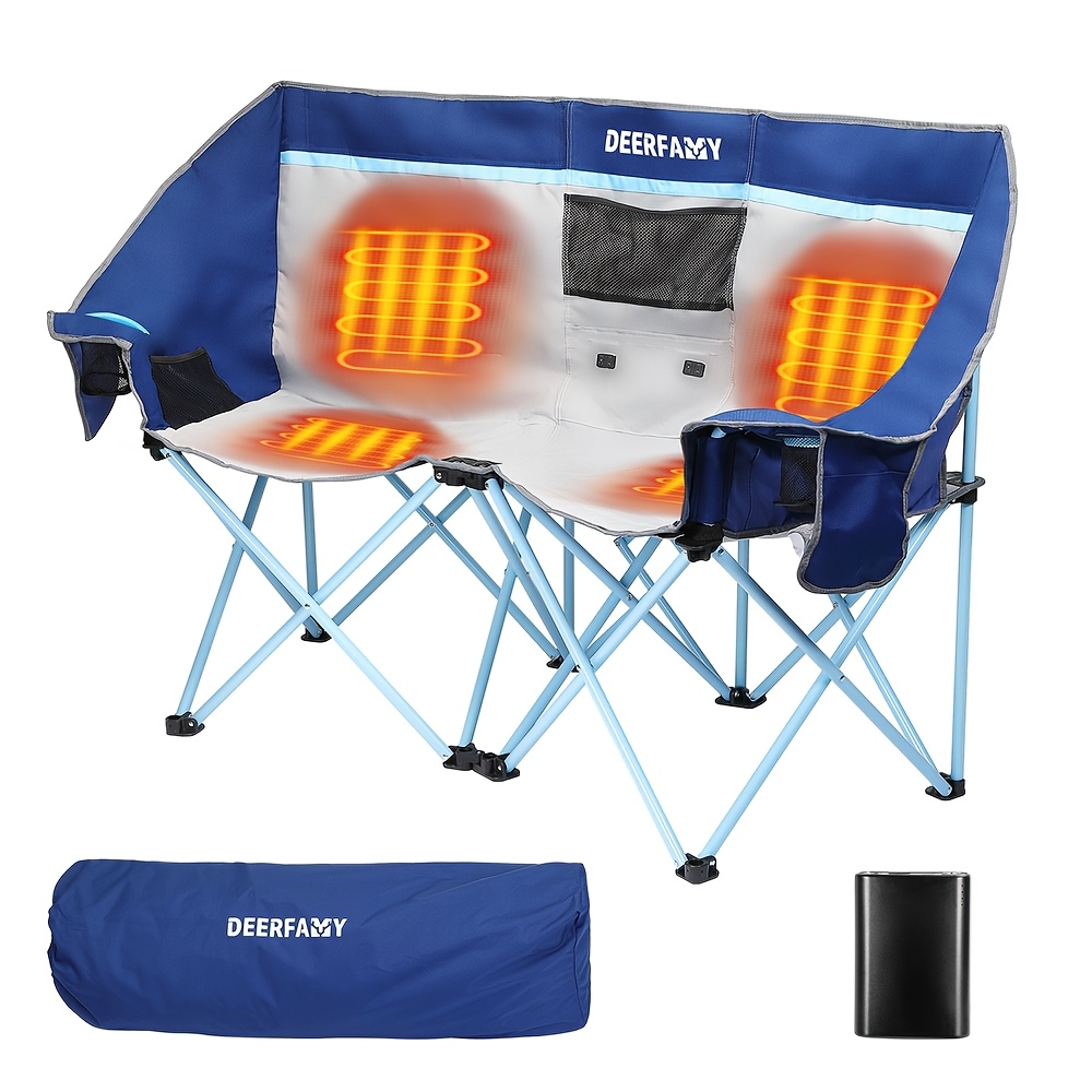 

1pc Deerfamy Double Camping 3- Heating, , Portable Folding , 12v Battery , Suitable , Safe