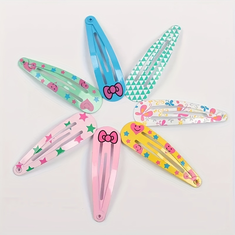 10/20/40pcs of Cute Star Fruit Butterfly Hair Clips for Girls, Hair Accessories Gifts for Girls, Random Colors