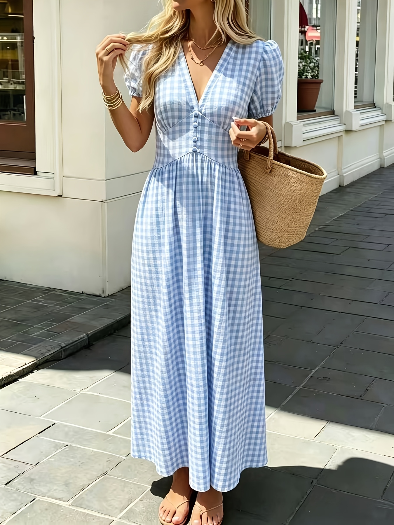 calvin klein flutter sleeve a line dress Women's Gauze Midi Dress Lipstick 8 at Amazon Women's Clothing store Appliqué detail resort dress Core Colors:Lightweight Moroccan Gingham 6% spandex Dry clean Seta T Women's Puff
