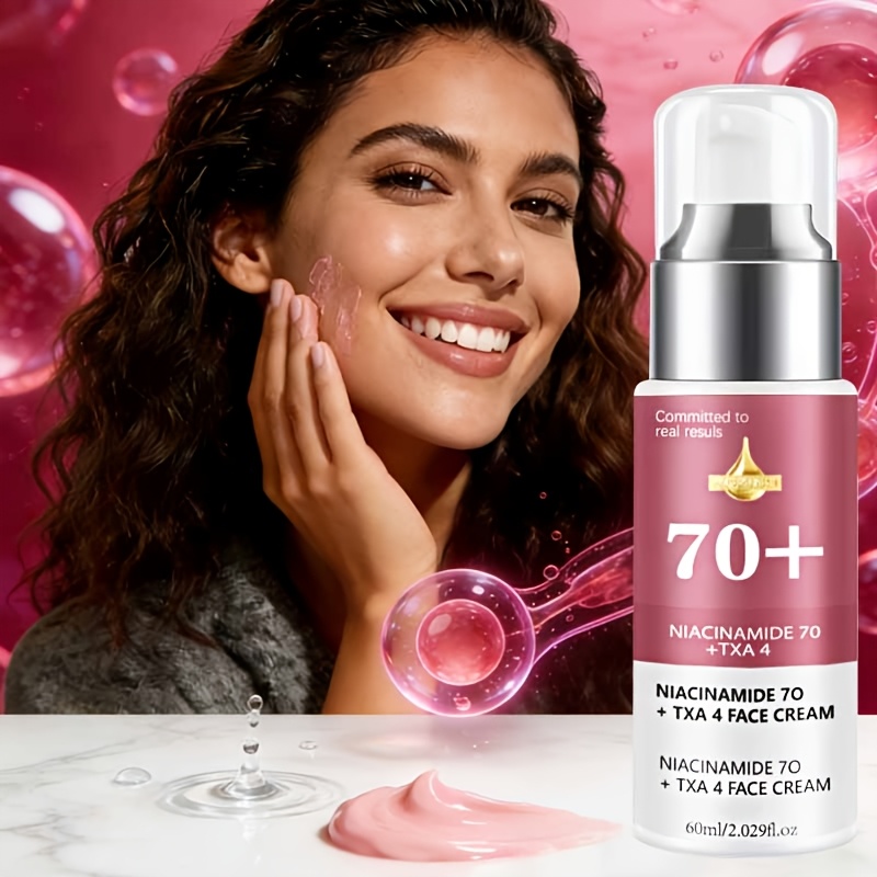 Cremă Instant cu Niacinamidă și Acid Hialuronic pentru Lifting și Fermitate, cu Colagen, pentru un Aspect Mai Ferm al Pielii Faciale, Fermitate Puternică, Hidratare Profundă și Hrănire a Pielii Faciale, Spune Adio Securității și a Pămâii, Potrivită pentru Toate Tipurile de Piele