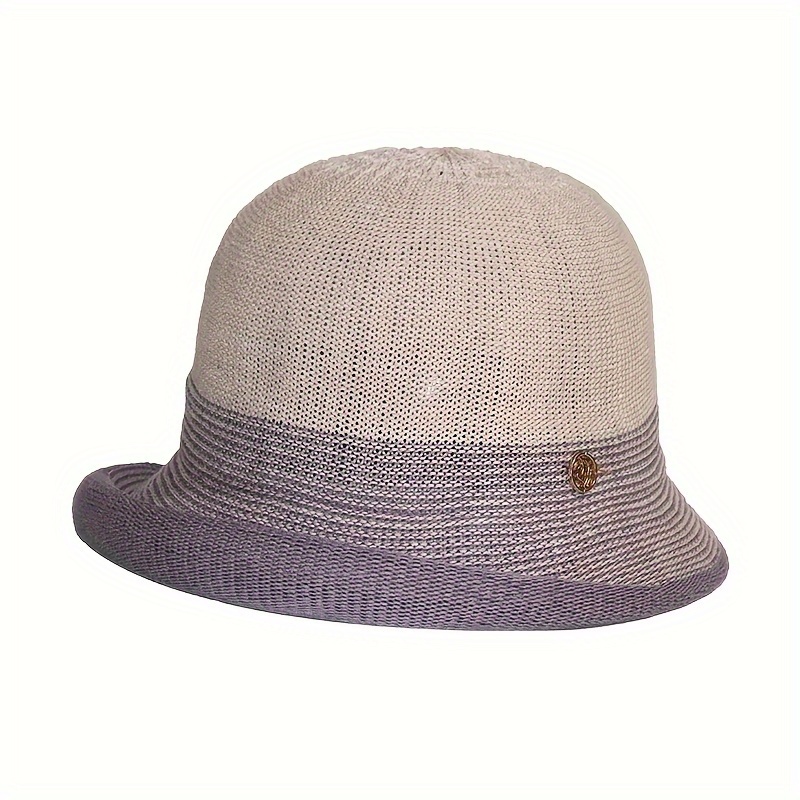 Elegant Rolled Brim Sun Hat Thin Breathable Sunshade Hats - Temu