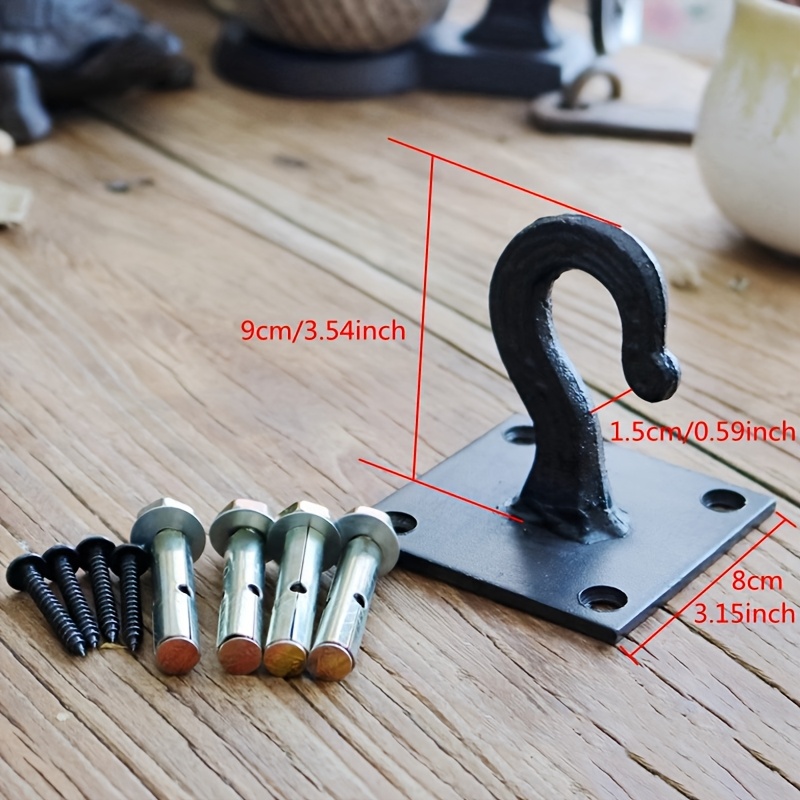 duty cast iron wall hook rustic farmhouse Temu Australia