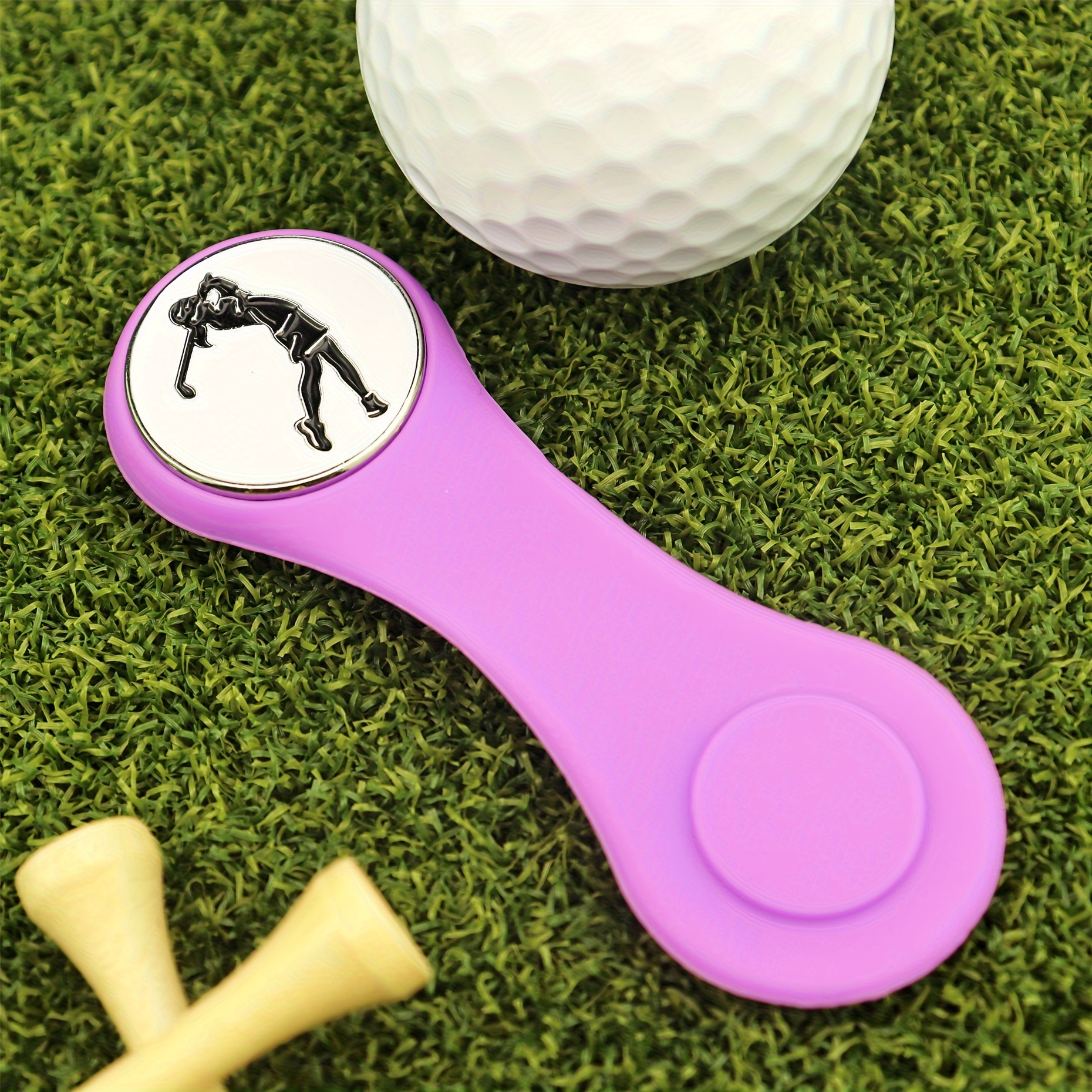 TEMU Magnetic Golf Clip With Dent Repair Tool - Conveniently Secure Your Hat And Keep Accessories Handy