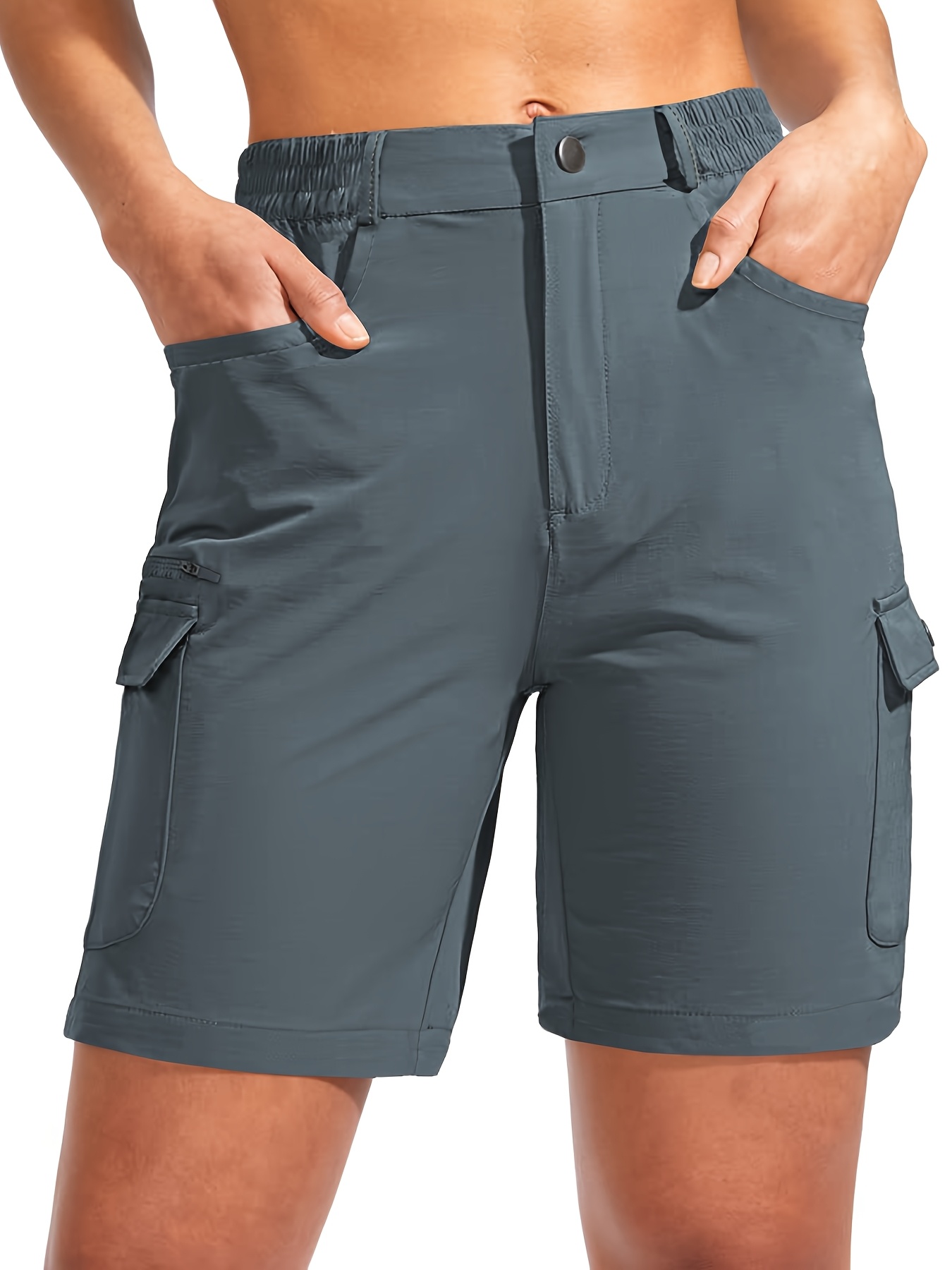 dames cargo shorts voor wandelen met 7 zakken lichtgewicht - Temu
