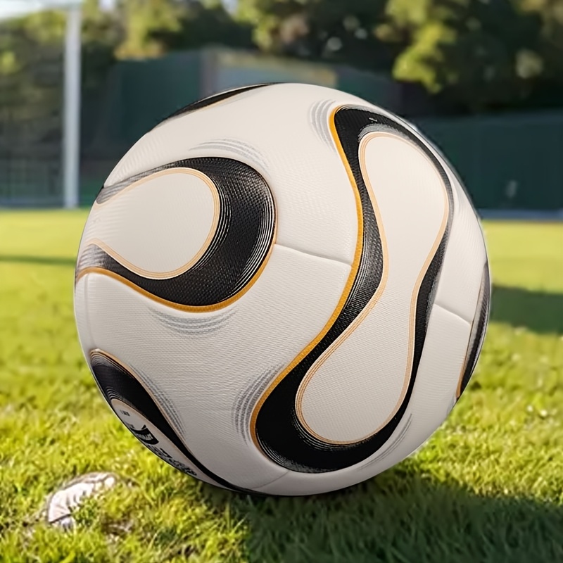 

High-durability Leather Size 5 Soccer Ball - Seamless, Explosion-proof For Training & , Perfect Gift For Adults & Teens