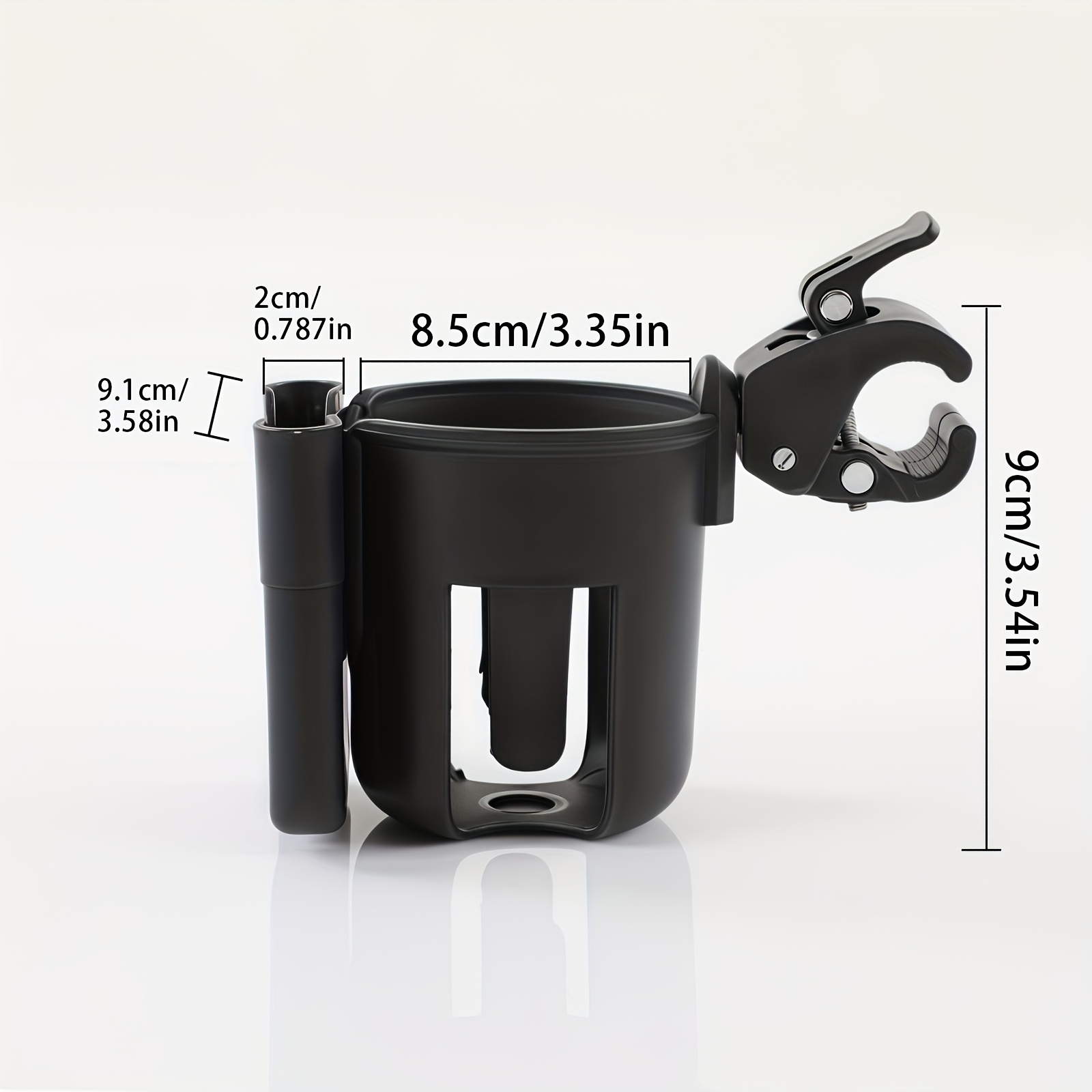 1pc Stroller Cup Holder, Bottle Holder, Can Hold Mobile Phones, Bottles, Water Cups, Etc. It Is Suitable for Strollers, Strollers, Bicycles, and Adjustable Angles and Can Be Installed on The Front, Side, and Back of The Stroller