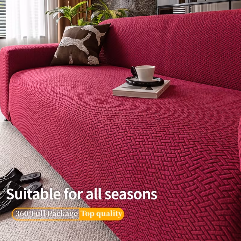 1pc elastic sofa cover minimalist style use machine washable pet friendly elastic home decor suitable for offices bedrooms living rooms and other occasions Product details 0