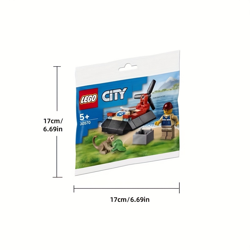 European Version, LEGO City 30570 Wildlife Rescue Hovercraft