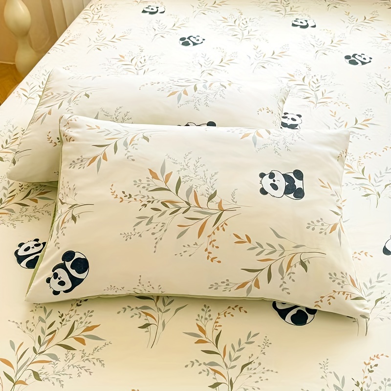 hypoallergenic floral pillowcases set of 2 machine washable polyester envelope closure pillow covers with deep pocket for bedroom   and dorm decor   garden flower print details 7