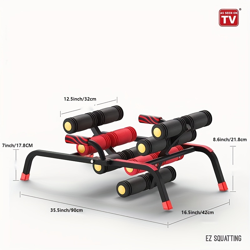 1 Mini Inversion Table | Iron, Red, Back Stretch Machine, Ab Trainer, Fitness Yoga Equipment, Handstand Training Machine, Total Body Workout Equipment, Stretch The Back And Neck, Christmas Gift, New Year Gift, Brand: MBB