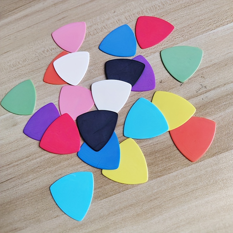 

20pcs Multi Color Guitar Picks Plectrums Blank 0.8mm Guitar Pick