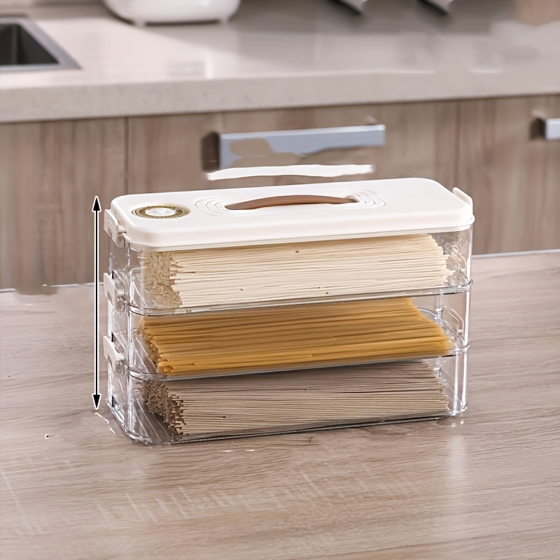large capacity air tight food storage container   pp plastic for   noodles more ideal for kitchen organization with lid Product details 4