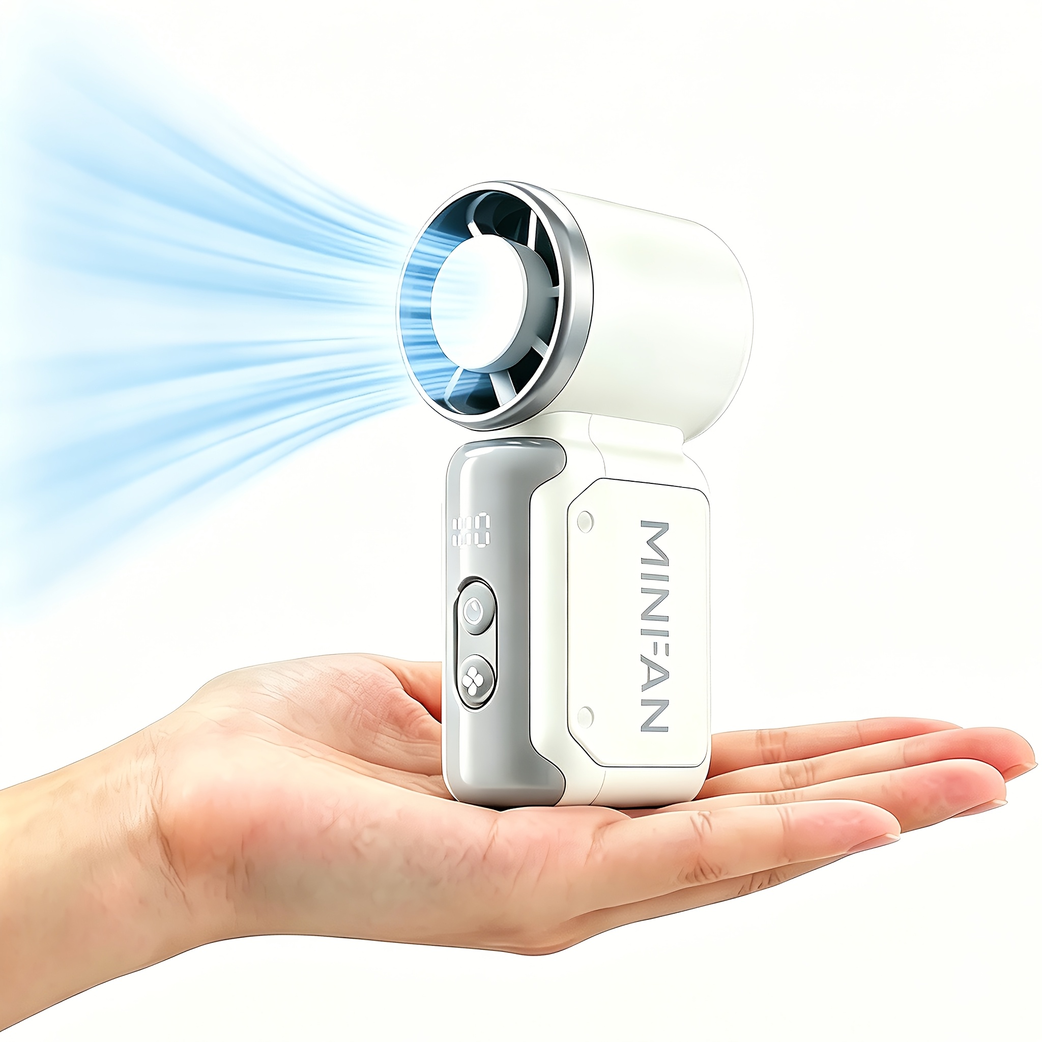 2026 neuer mini-handventilator,  , leise, lamellenlos, usb-aufladbarer taschenventilator,   für den außenbereich, reisen büro, reisezubehör
