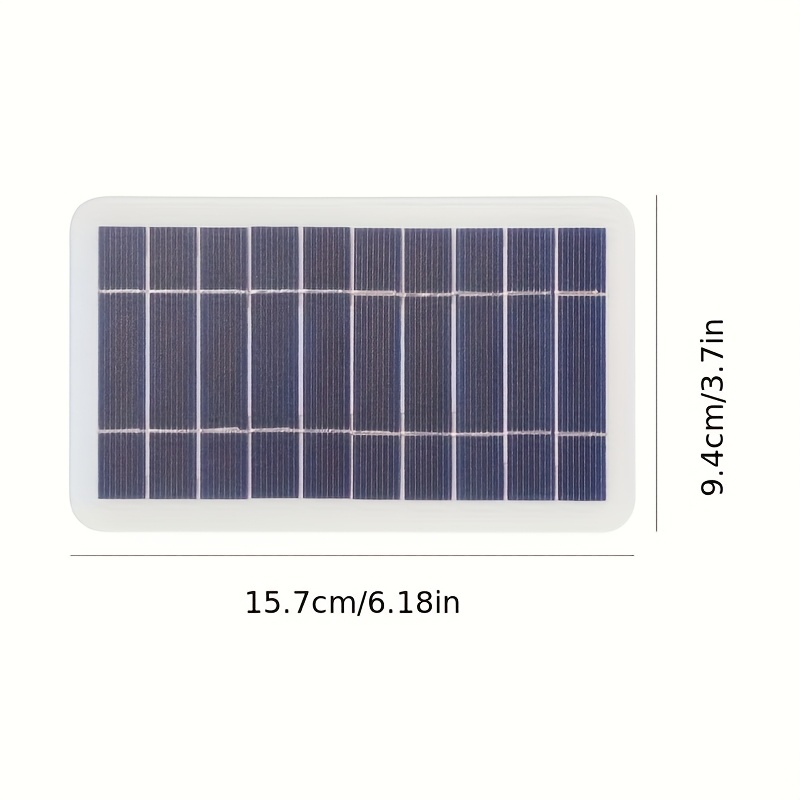 1 portable solar panel usb charger for camping travel and emergencies for flashlights and fans details 0