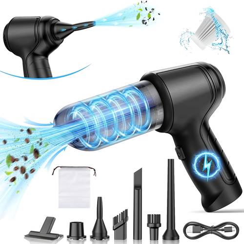 in one wireless vacuum cleaner with a high power which used for suction air extraction and blowing and at has an extended can dust pet hair air extraction and dust blowing