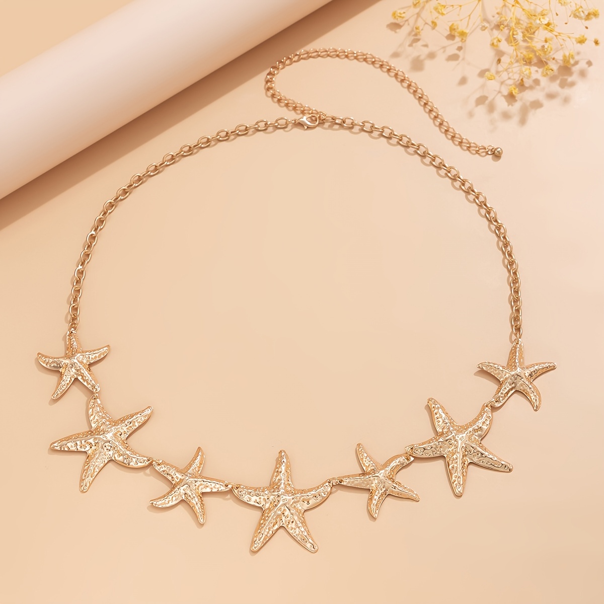E-shop Böhmischer Vintage Damen Strandstil Modisches Vielseitiges Sexy Reisekleidungsaccessoire mit Sternengürtel für den Ozeanurlaub