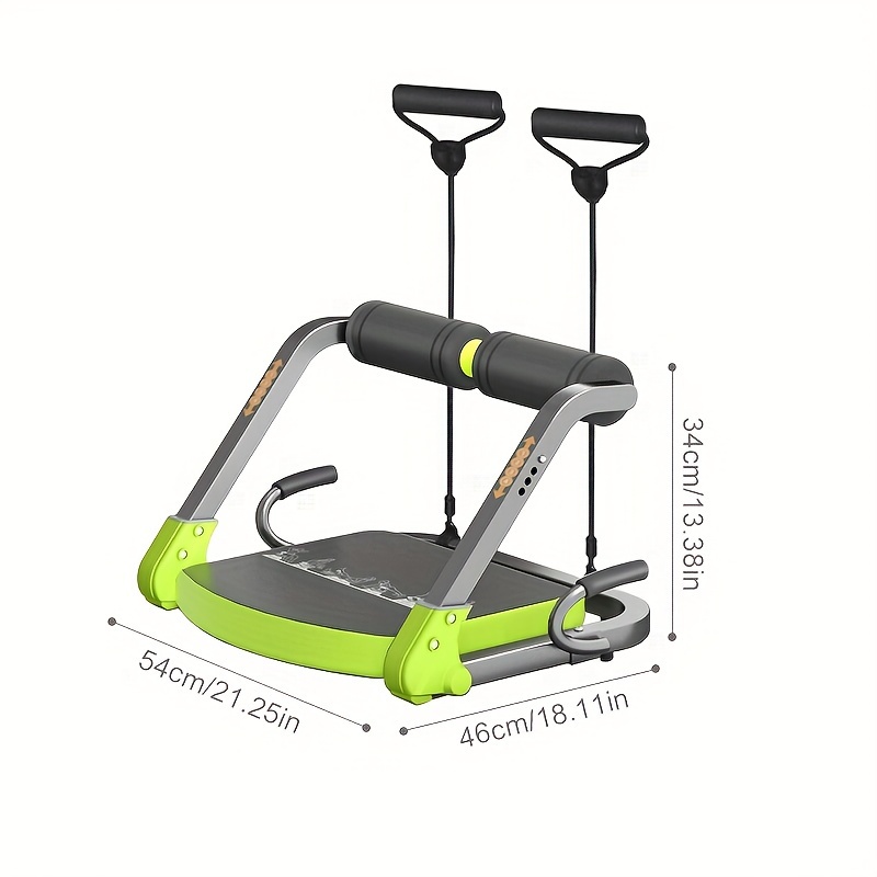 Multifunctional Abdominal Trainer, 6-in-1 Body Shaping Machine, 21 Exercise Functions, Home Use Abdominal Muscle Training and Abdominal Fat Reduction Fitness Equipment, Abdominal Toning and Waist Slimming Exercise for Men and Women