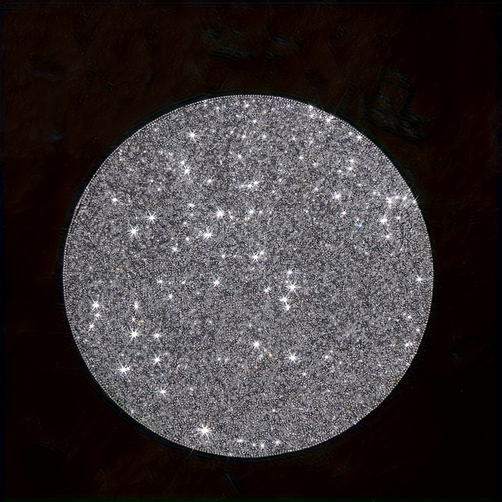 1pc Resin Rhinestone Placemat Coaster Heat Insulation Pad